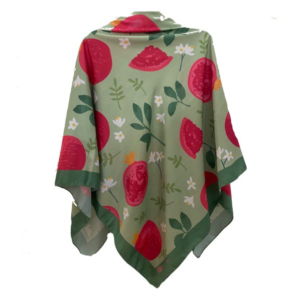 روسری نخ گارزا انار سبز - Image 1