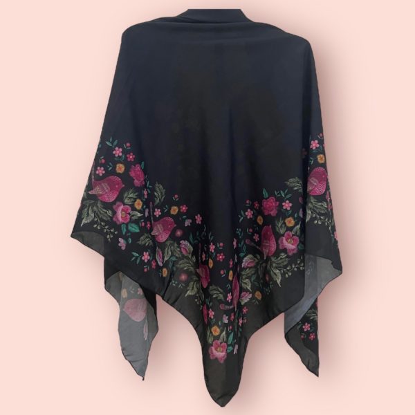 ChakavakMeshki روسری نخی چکاوک مشکی - Image 1