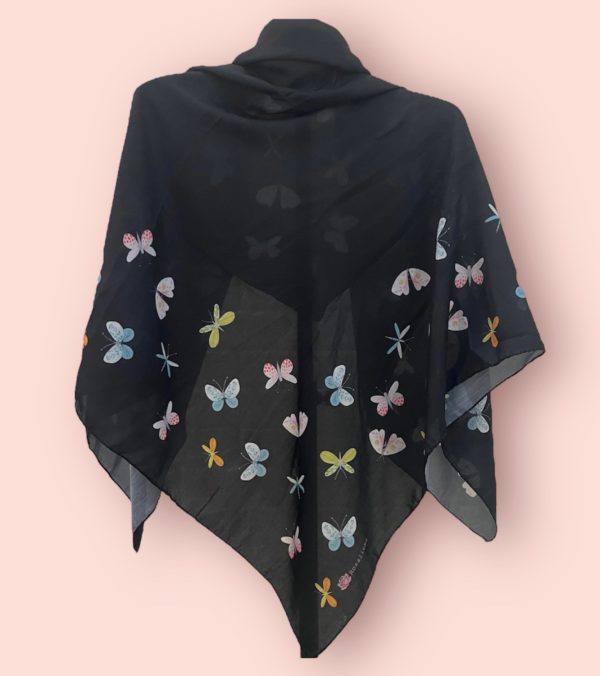 DashtPHashiye روسری نخی دشت پروانه حاشیه دار - Image 1