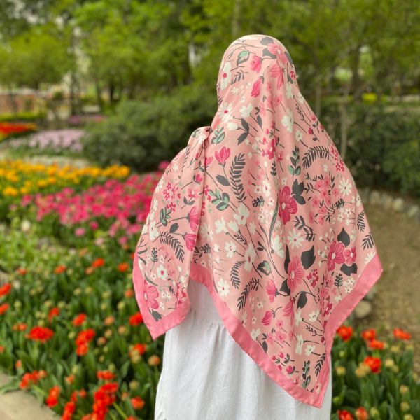 روسری ابریشم گل من - Image 2