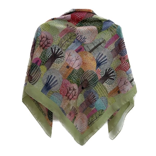 JangalSabz روسری نخی جنگل سبز - Image 1