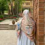 روسری ابریشم نرگس - Image 2