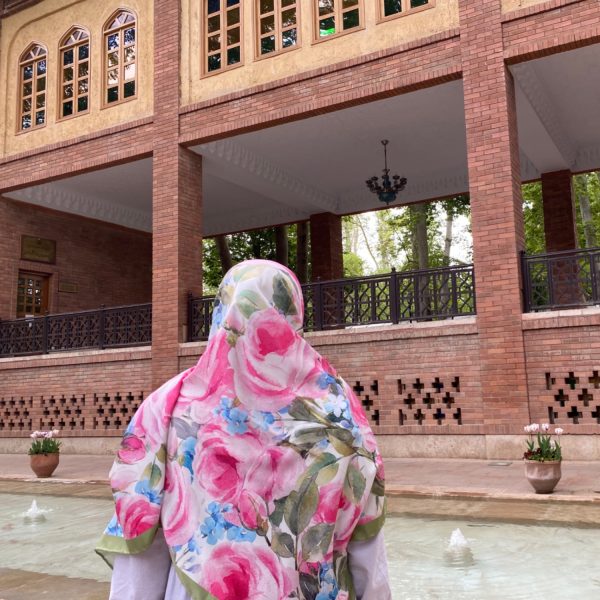 روسری ابریشم نازنین - Image 2