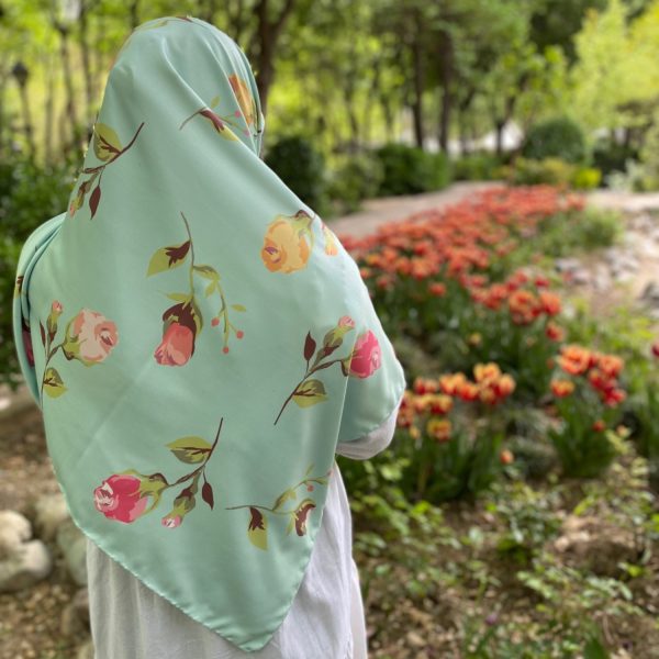 روسری ابریشم غنچه - Image 2