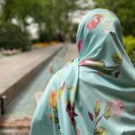 روسری ابریشم غنچه