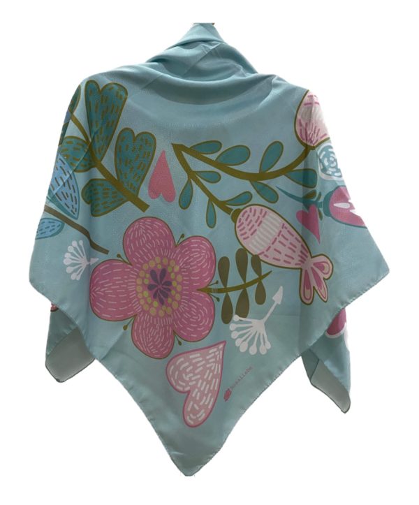 ShaDAB روسری نخ گارزا قواره کوچک شادی آبی - Image 1