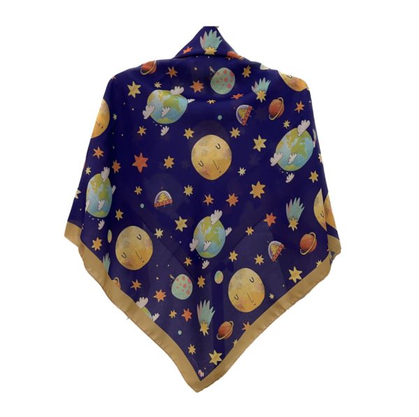 ShazdeKoochoolu روسری نخی قواره متوسط (قواره 110) شازده کوچولو - Image 1