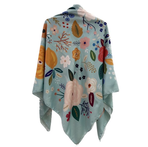 روسری نخ گارزا شیرین آبی - Image 1