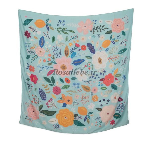 روسری نخی شیرین آبی - Image 2