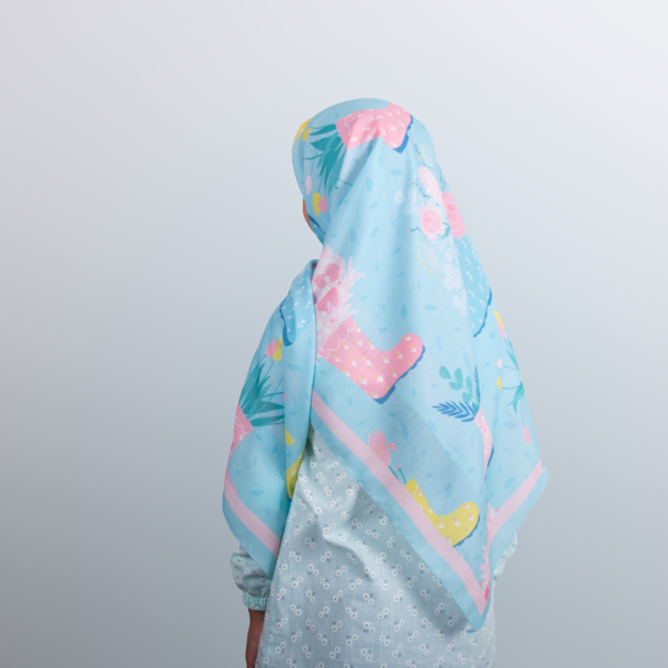 ChakmeBahari روسری نخی قواره متوسط (قواره 110) چکمه بهاری - Image 1