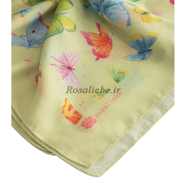 روسری نخی پروانه سبز - Image 3