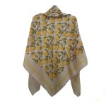 روسری نخی لیمویی