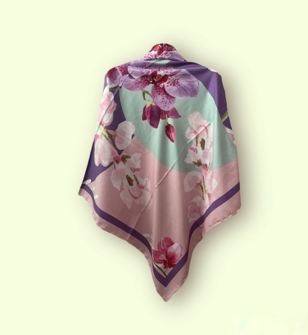 Orkide روسری ابریشم ارکیده - Image 1