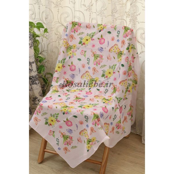 Baharin110-1 روسری نخی بچه گانه (قواره 90) بهارین - Image 1