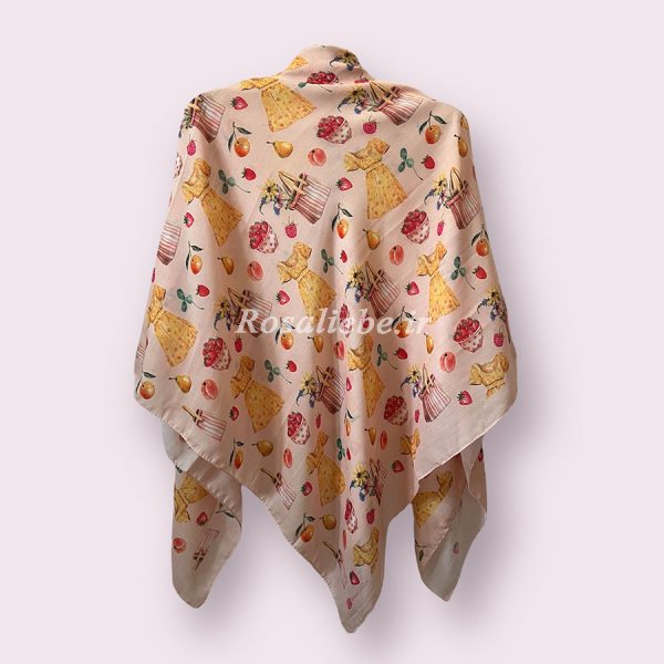 tabestanZiba140-1 روسری نخی تابستان زیبا - Image 1