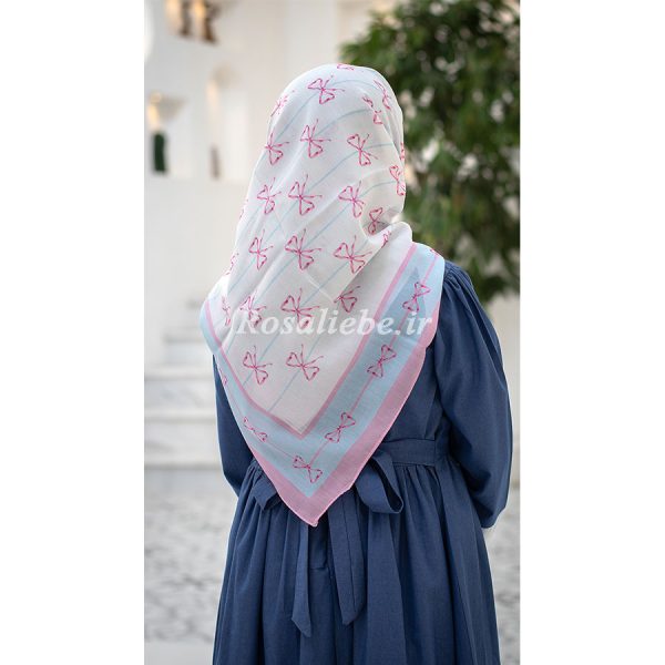 Papion110-1 روسری نخی قواره متوسط (قواره 110) پاپیون - Image 1