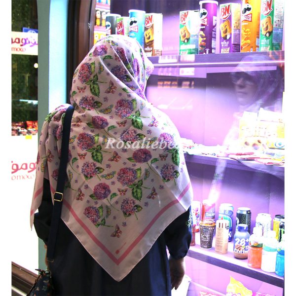 روسری نخی پیونی یاسی - Image 1