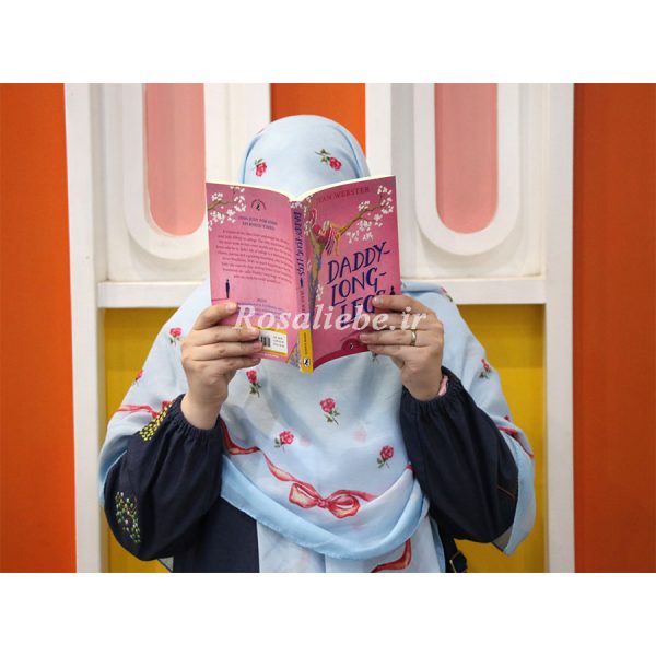 روسری نخی قواره متوسط (قواره 110) رزا آبی - Image 1