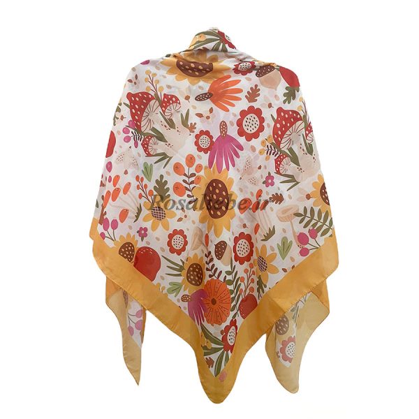 aftabgrdoon-1 روسری نخی قواره متوسط (قواره 110) آفتابگردون - Image 1