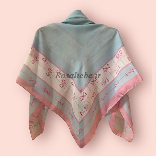 PaponHashie-1 روسری نخی بچه گانه (قواره 90) پاپیون حاشیه - Image 1