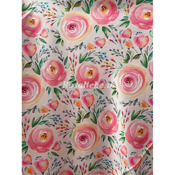 روسری ابریشم گل گلی - Image 2