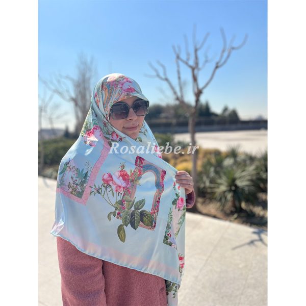 روسری ابریشم طاووس - Image 2